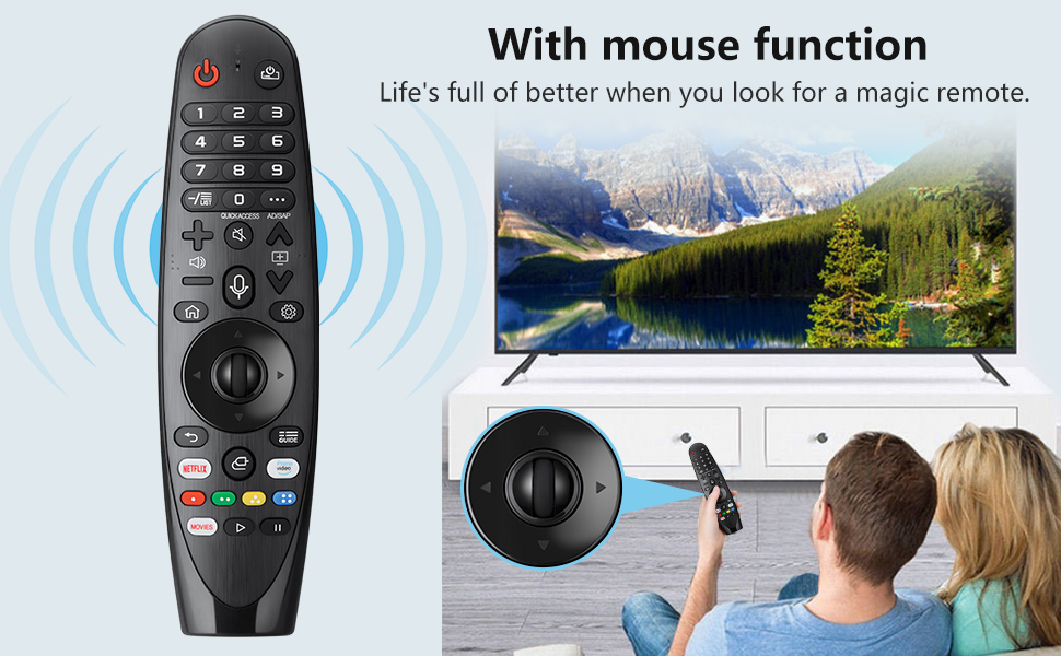 Voice Magic Remote AKB75855501 for LG Smart TVs， for LG AN