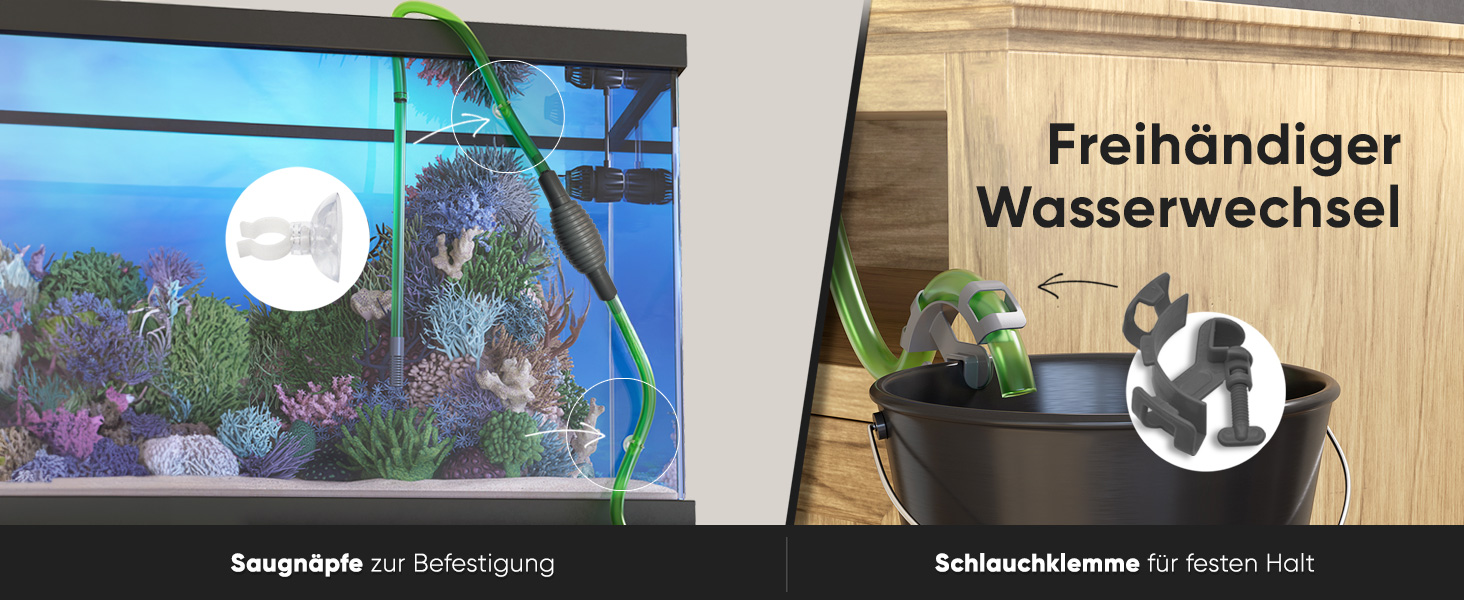komplettset aquarium reinigung aquarium mulmsauger mulmsauger aquarium elektrisch 