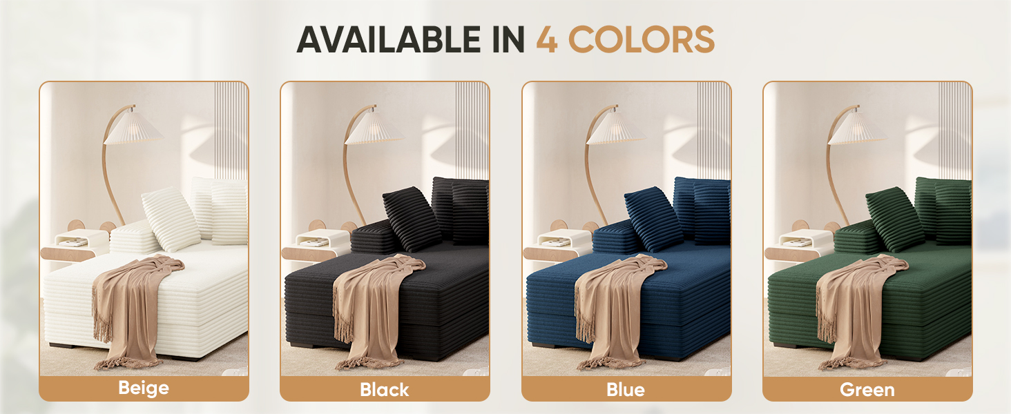 Luxanimarion 111‘’ Cloud Sectional Couch