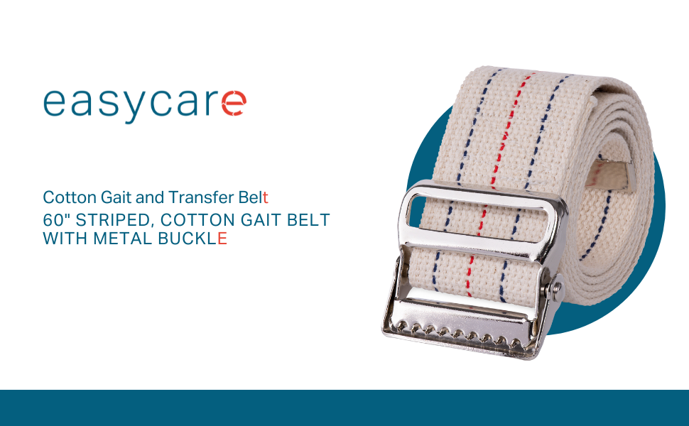 Gait Belt and Transfer/Walking Assist Standing Aid, 60inch