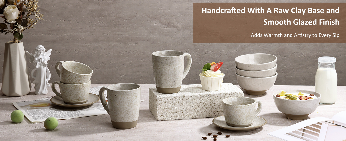 Yedio 12 oz Ceramic Coffee Mugs