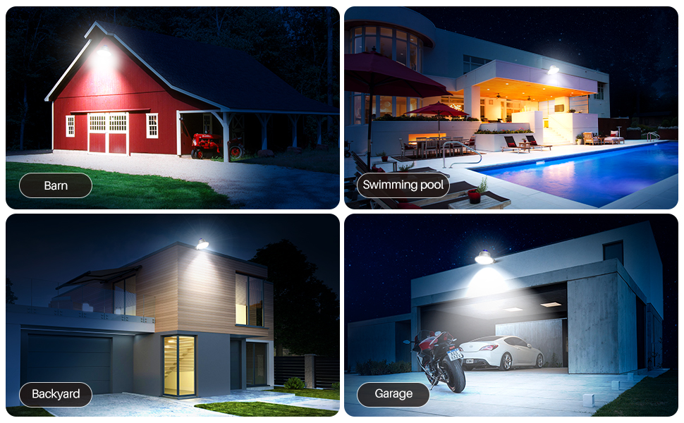 wide application barn light