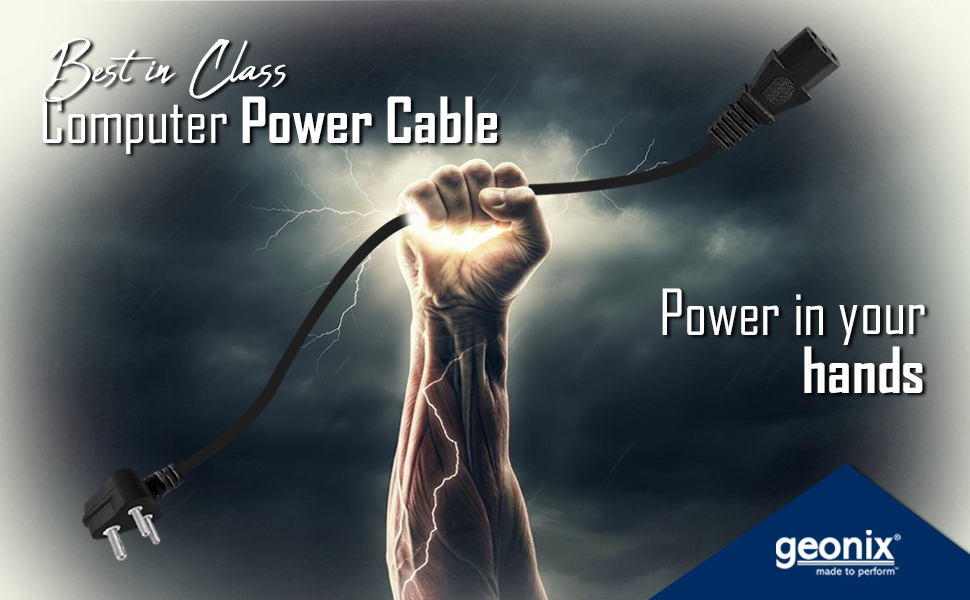 Geonix Computer Power Cable Cord