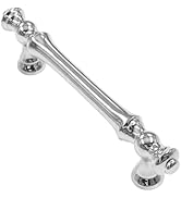 Alzassbg 10 Pack Polished Chrome Cabinet Pulls, 3-3/4 Inch(96mm) Hole Centers Cabinet Handles Kit...