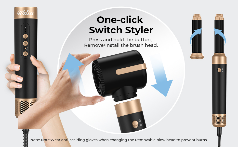 hair dryer brush set 