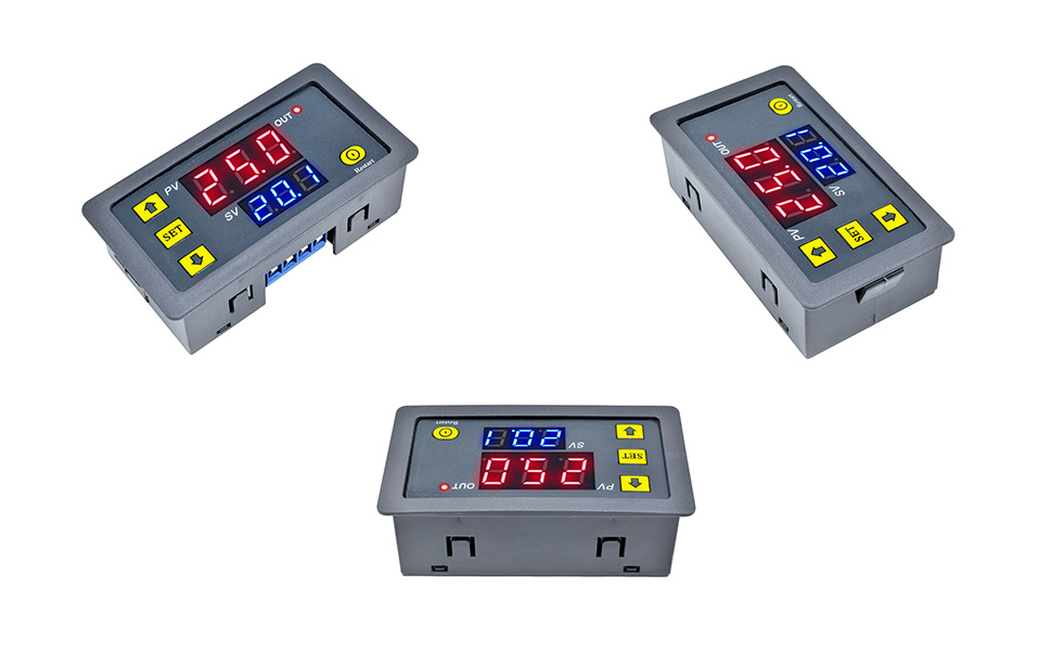 2Pcs Timer Delay Relay Programmable Cycle Timer Switch ON-Off Control ...