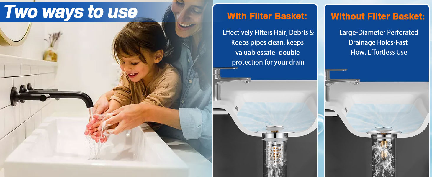 Bathroom Sink Drain Strainer