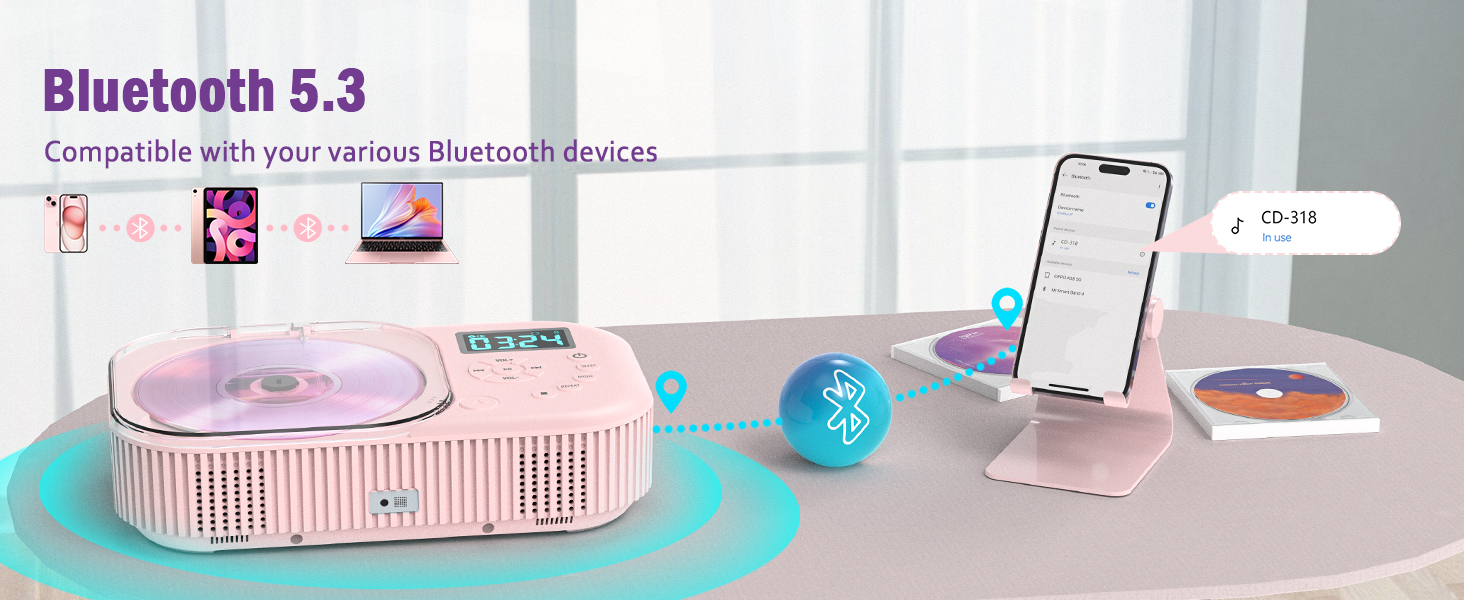 Bluetooth CD Player