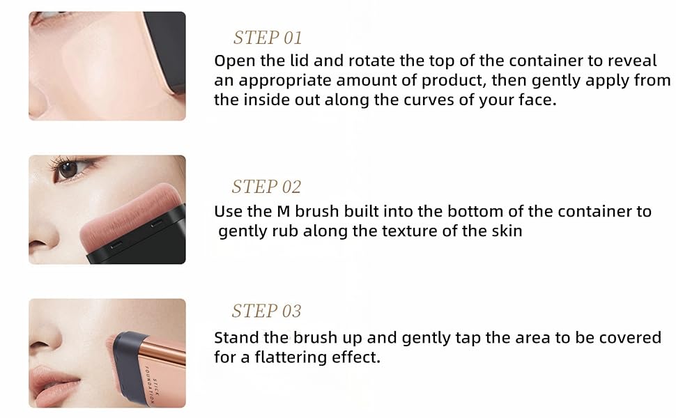 2 in 1- Luxury Anti-Wrinkle Foudation Stick