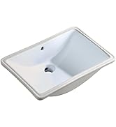AMASHEN 21 Inch Vessel Sink Rectangle Undermount Bathroom Sink AMASHEN 21 Inch Vessel Sink Rectangle Undermount Bathroom Sink