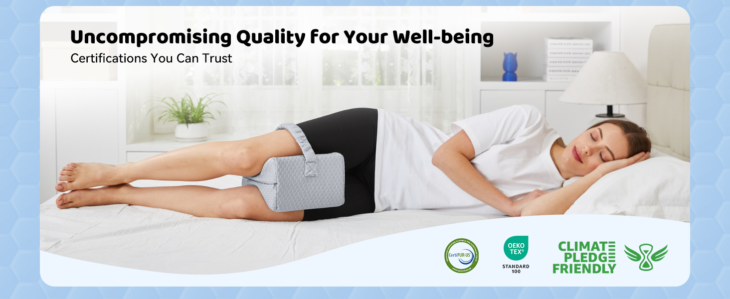 Cooling Leg Pillow for Side Sleepers and Sciatica Pain Relief
| Spine Aligning Support Knee Pillow for Hips and Join 730f243c 1f7d 4389 A4c3 2b6f7389741d. CR0,0,1464,600 PT0 SX1464 V1