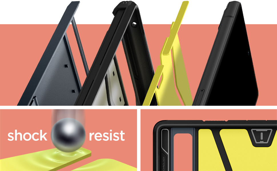 Spigen Tough Armor Pixel 6a Case (2022) Metal Slate with