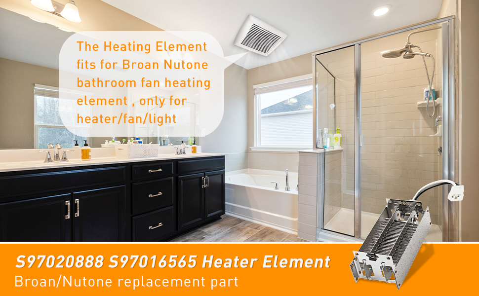 ArrogantF S97020888 Heating Element Compatible with Broan Nutone