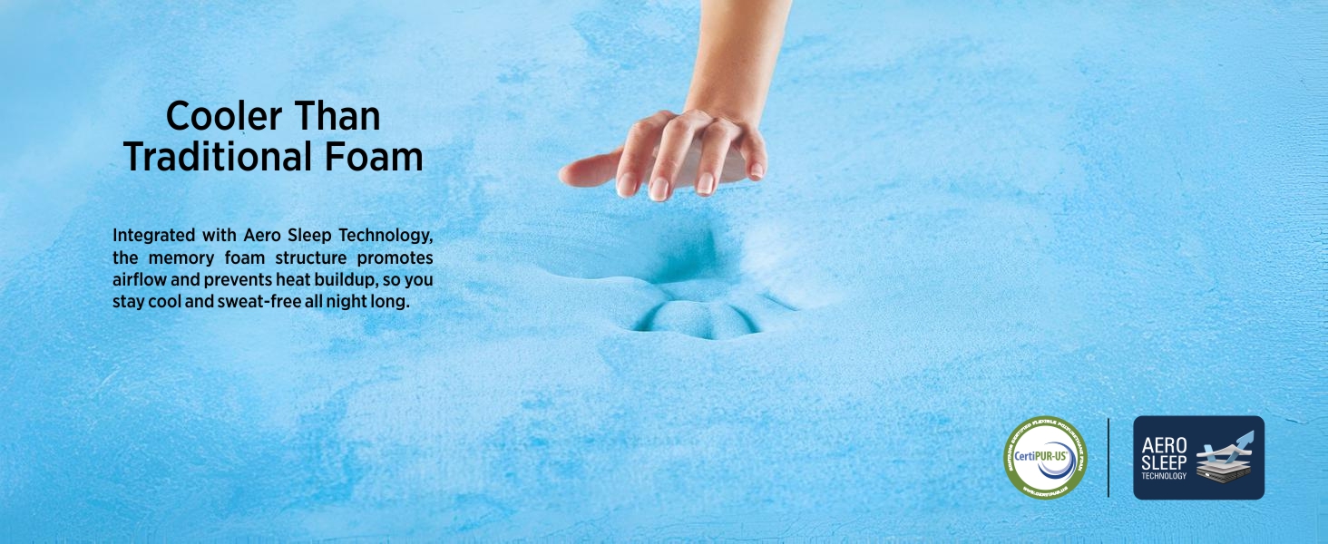 Aerosleep technology for cooling effect
