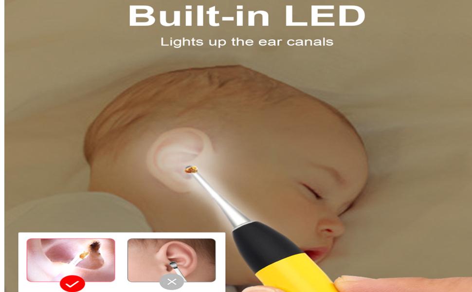 Earpick Flishlight Ear Cleaner (5 Pcs) 2 SPN-BFC Built In LED