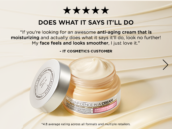 Amazon.com: IT Cosmetics Confidence in a Cream - Hydrating & Anti