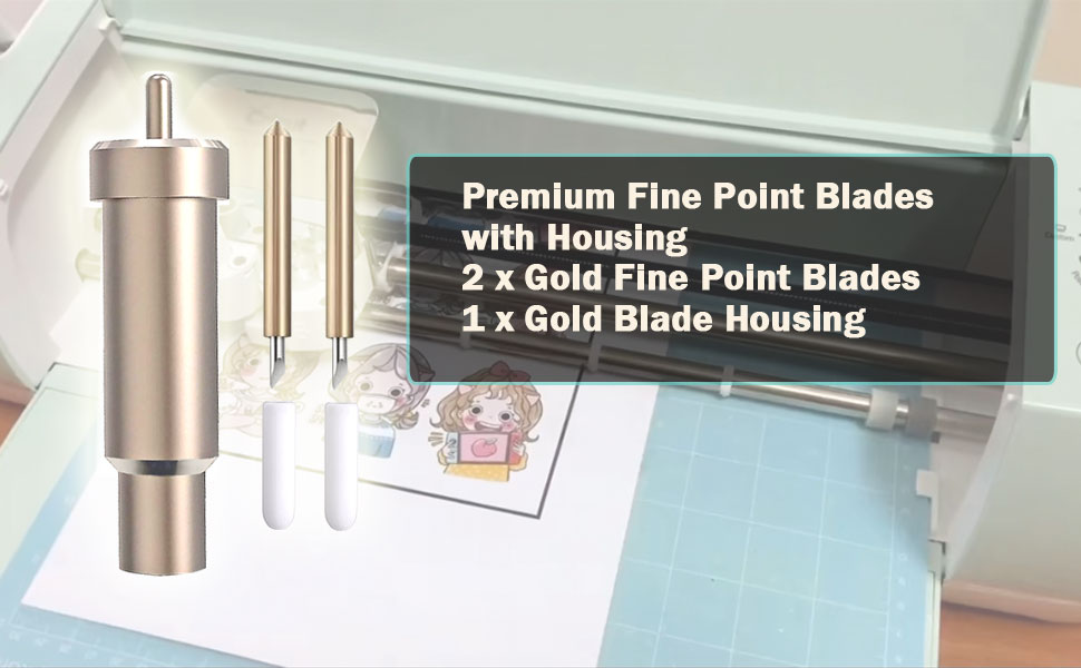 Premium Fine Point Blade with Housing for Cricut Maker