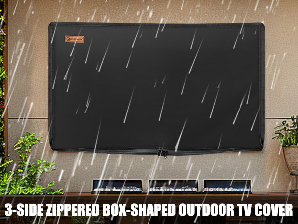 テレビ hide Amazon.com: 3-Side Zippered Box-Shaped Outdoor TV Cover 39