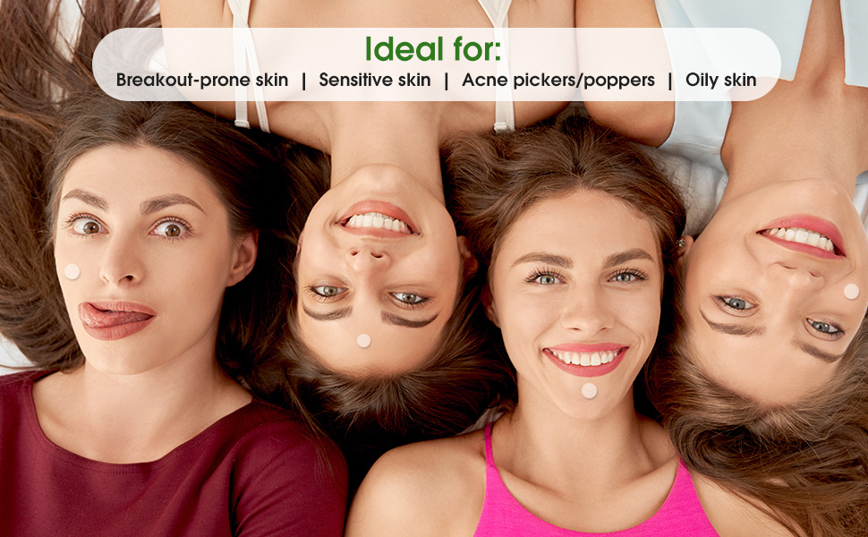 ACOTYE Pimple Patches Spot Patches - 35 Count (5 Pack) | Tea Tree Oil, Calendula, Salicylic Acid | Clear Acne Fast with Gentle, Soothing Formula | 4 Sizes for All Skin Types (BD01-5pack-uk, S) 15 a6