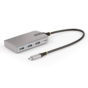 Boîtier de répartition vidéo StarTech.com 3-Port USB-C MST Hub