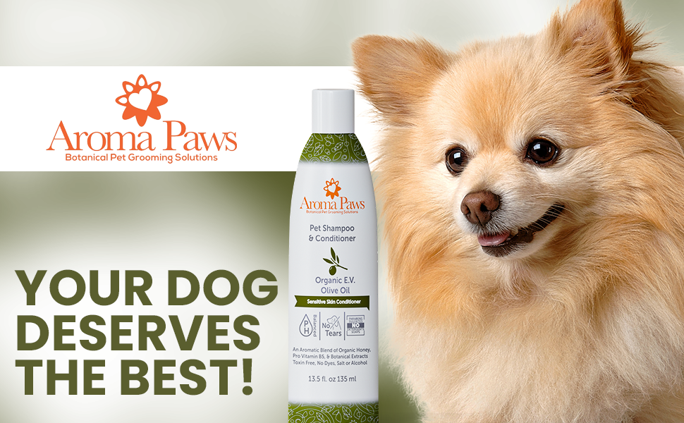 AROMA PAWS OLIVE OIL SHAMPOO & CONDITIONER