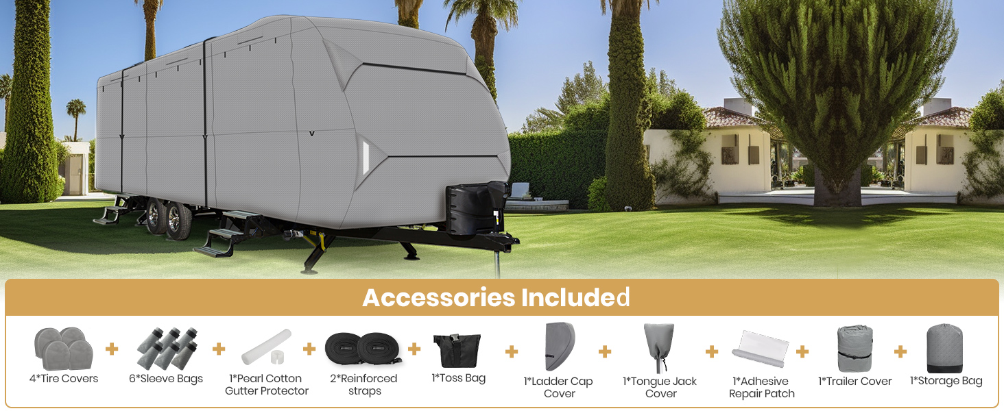 rv cover package included