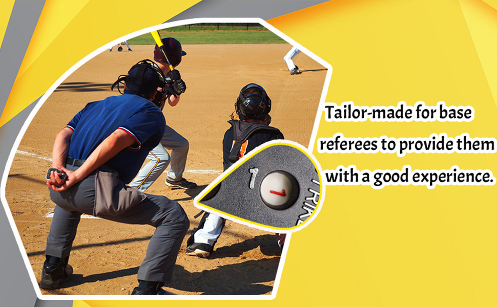 LUOIUI 2 Pieces 4 Wheel Umpire Indicator Clickers for