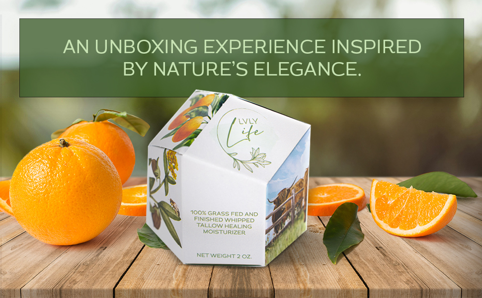 Grass fed and finished beef tallow moisturizer. beef tallow for face and body