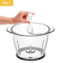 ELESTYLE Food Processor, Vegetable Chopper Electric 260w