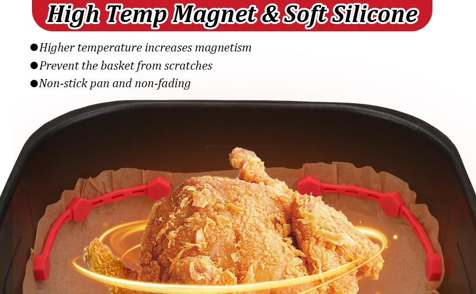 Air Fryer Magnet Silicone Buckle