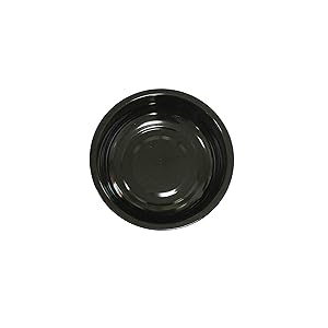 High gloss enameled charcoal pan