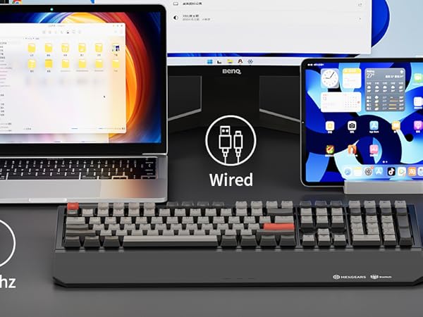 108 keys Gaming Keyboard Gasket Custom Keyboard Wired Mechanical Keyboard