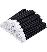 KINGMAS 100x Disposable MakeUp Lip Brush Lipstick Gloss Wands Applicator Perfect Make Up Tool (10...