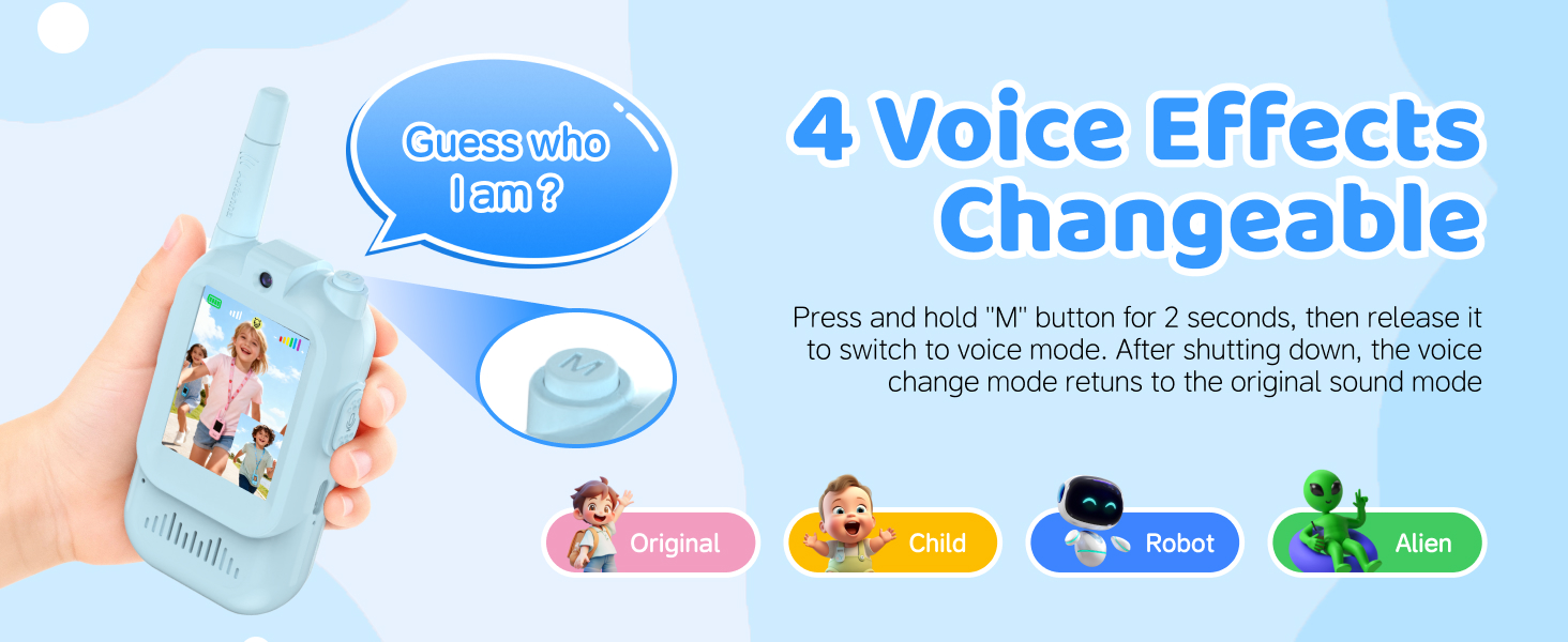 kids video walkie talkies