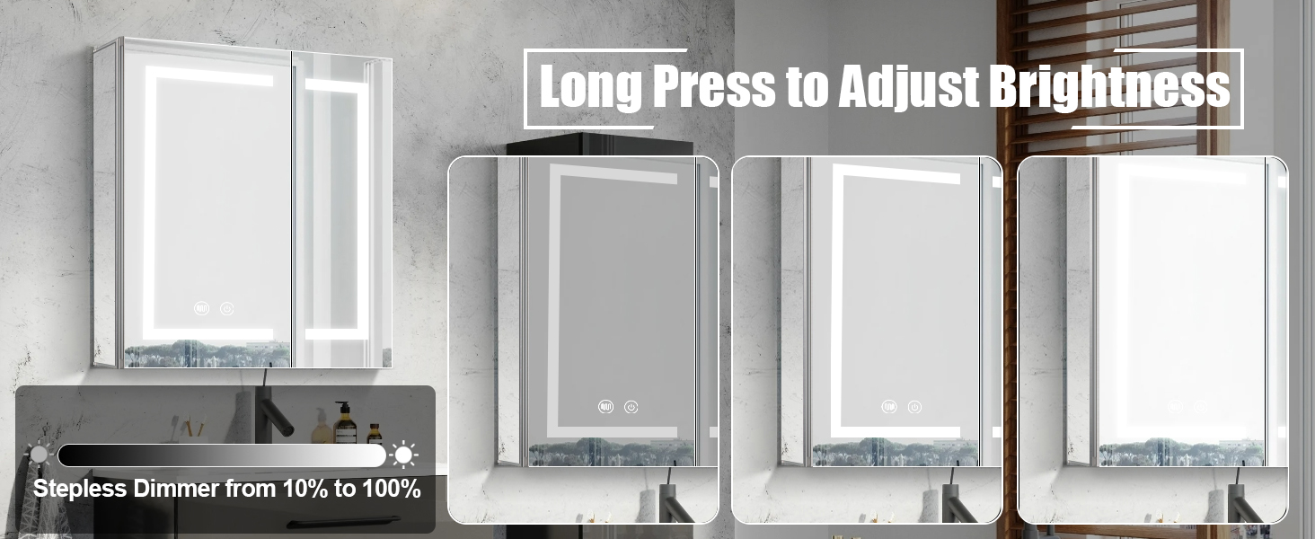 medicine cabinet with light