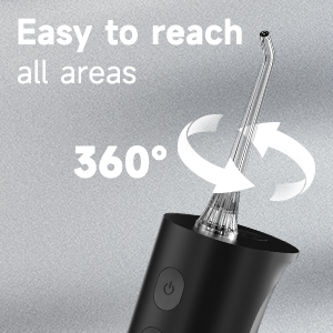 360° rotating nozzles deep cleaning