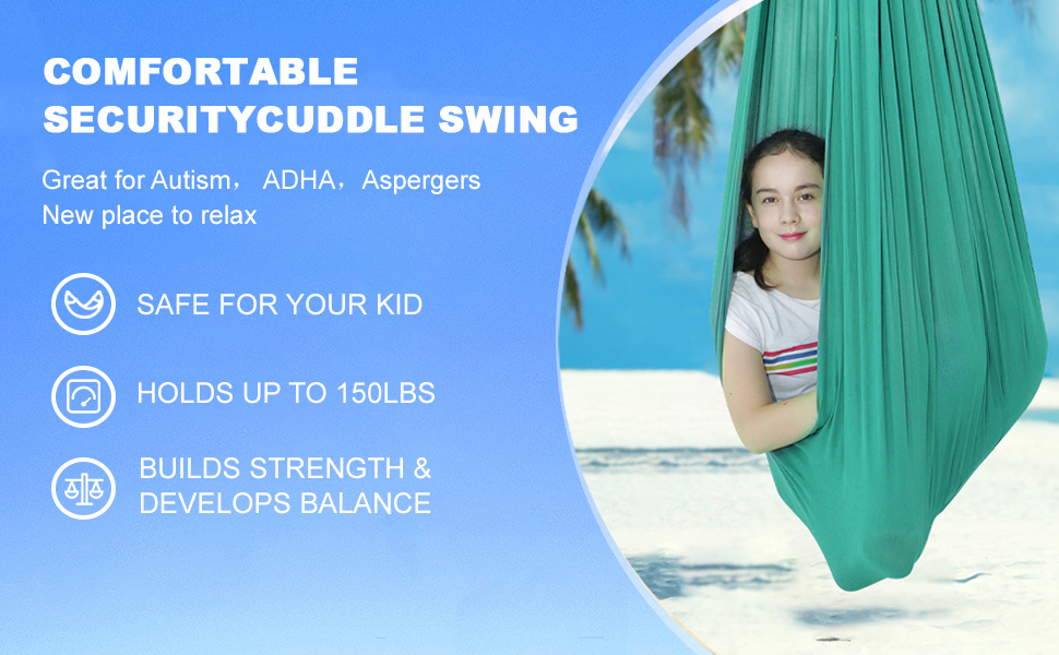 TOPARCHERY Indoor Therapy Swing w/More Special Needs