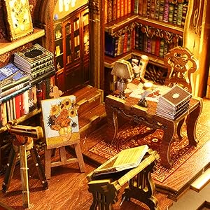 3D Wooden Puzzle Booknook