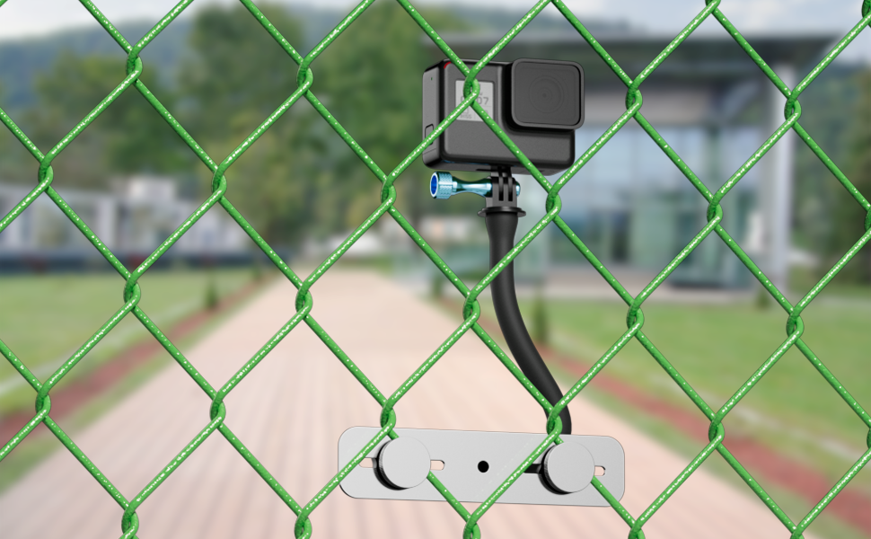 Phone Fence Mount for GoPro Mevo Start Pocket Radar More