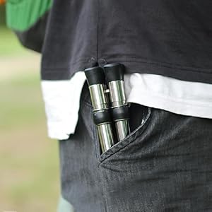 Compact in size, it fits right into your pocket.