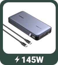 (美品)UGREEN セット 145W高出力 25000mAh Amazon.com: UGREEN Power Bank 25,000mAh 145W Laptop Portable