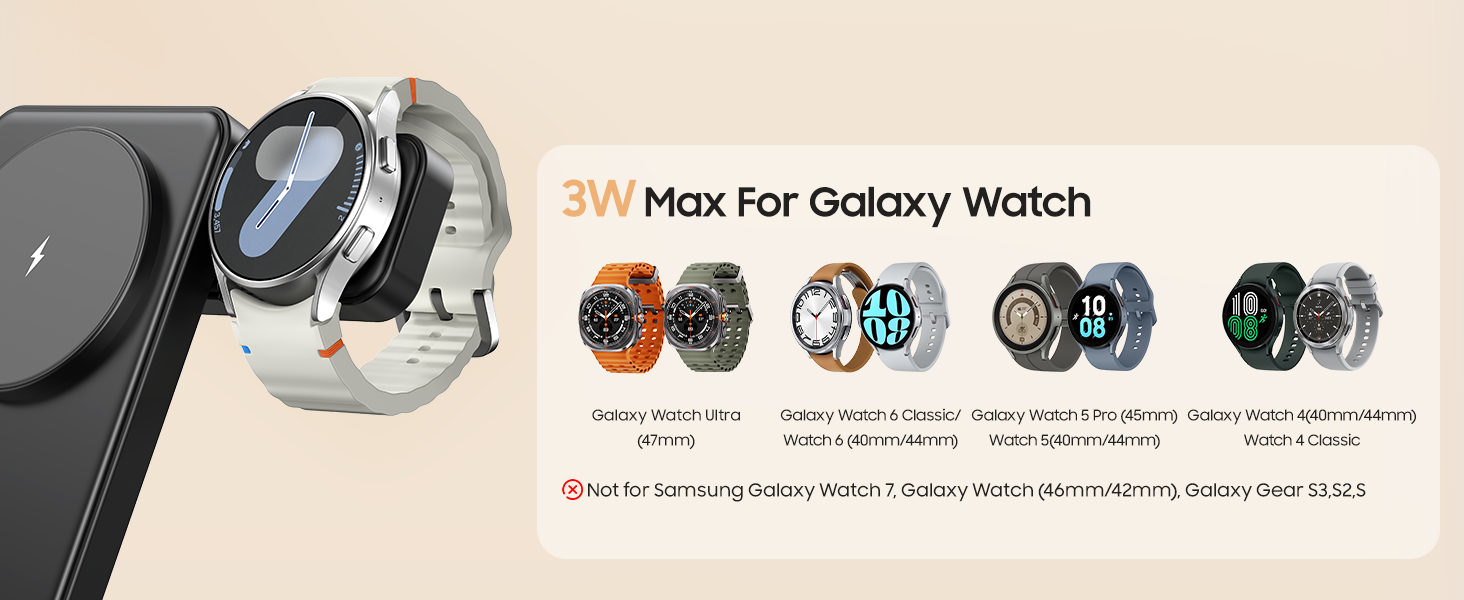 3 in 1 magnetic wireless charger