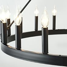 Candle style can bring a warm and homey vibe.