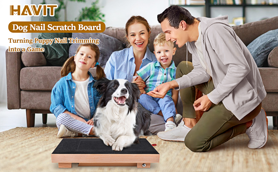 havit Dog Nail Scratch Board, Dog Scratch Pad for Nails