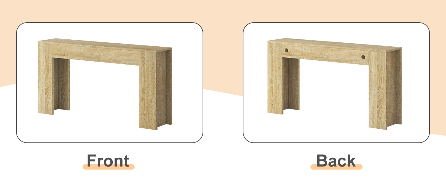 narrow entryway table