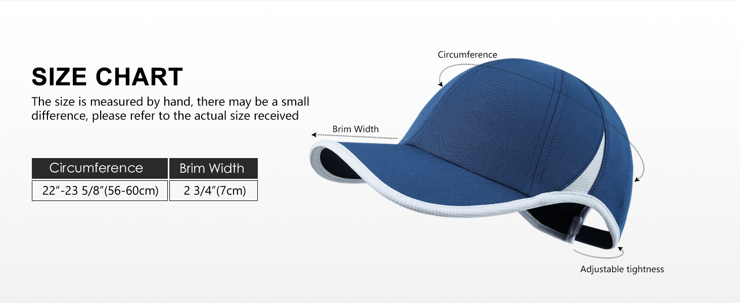 The hat is made of elastic fabric for a comfortable and secure fit that won&#39;t slip off.