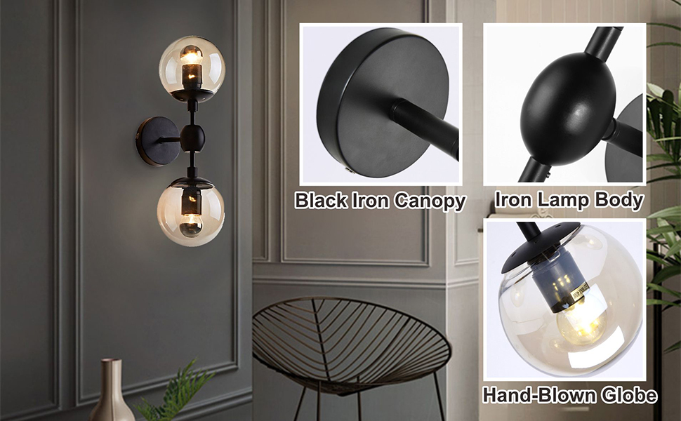 Black Wall lamp