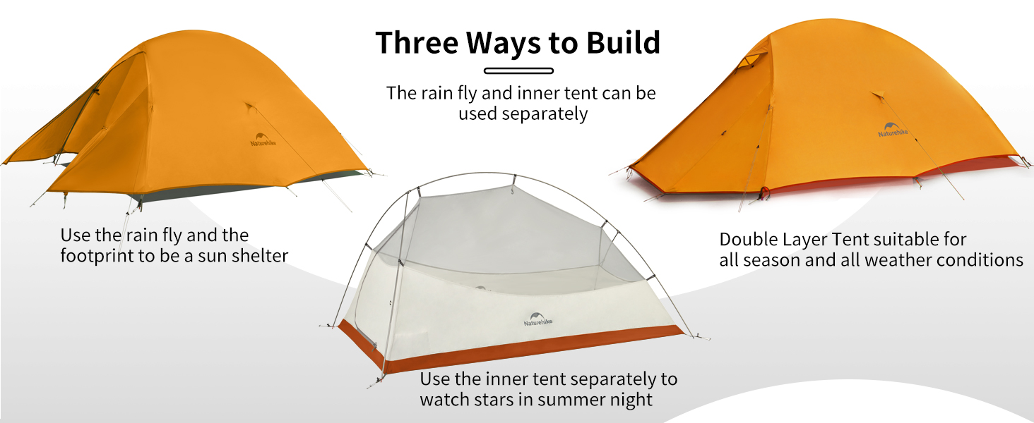 cloud up 2p tent orange