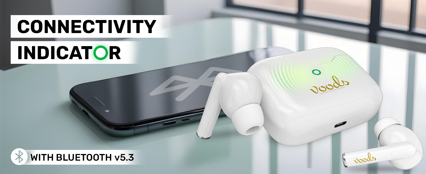 bluetooth wireless earbuds - airbud active white by voods