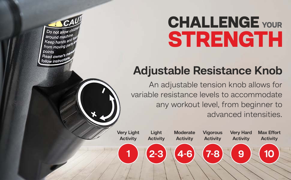 Sparnod Fitness SAB-03_R Upright Air Bike Exercise Cycle for Home Gym